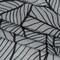1 Yard Terrestrial Tesserae Cotton Crepe Fabric Black and White Embroidered Leaves 53 Inch Width